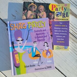 Shag Party & Party Girl Cookbooks ~ Tiki  Retro ~ Cocktails ~ Entertaining ~ GUC